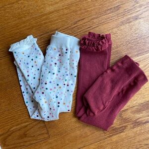 Footless Ruffle Tights